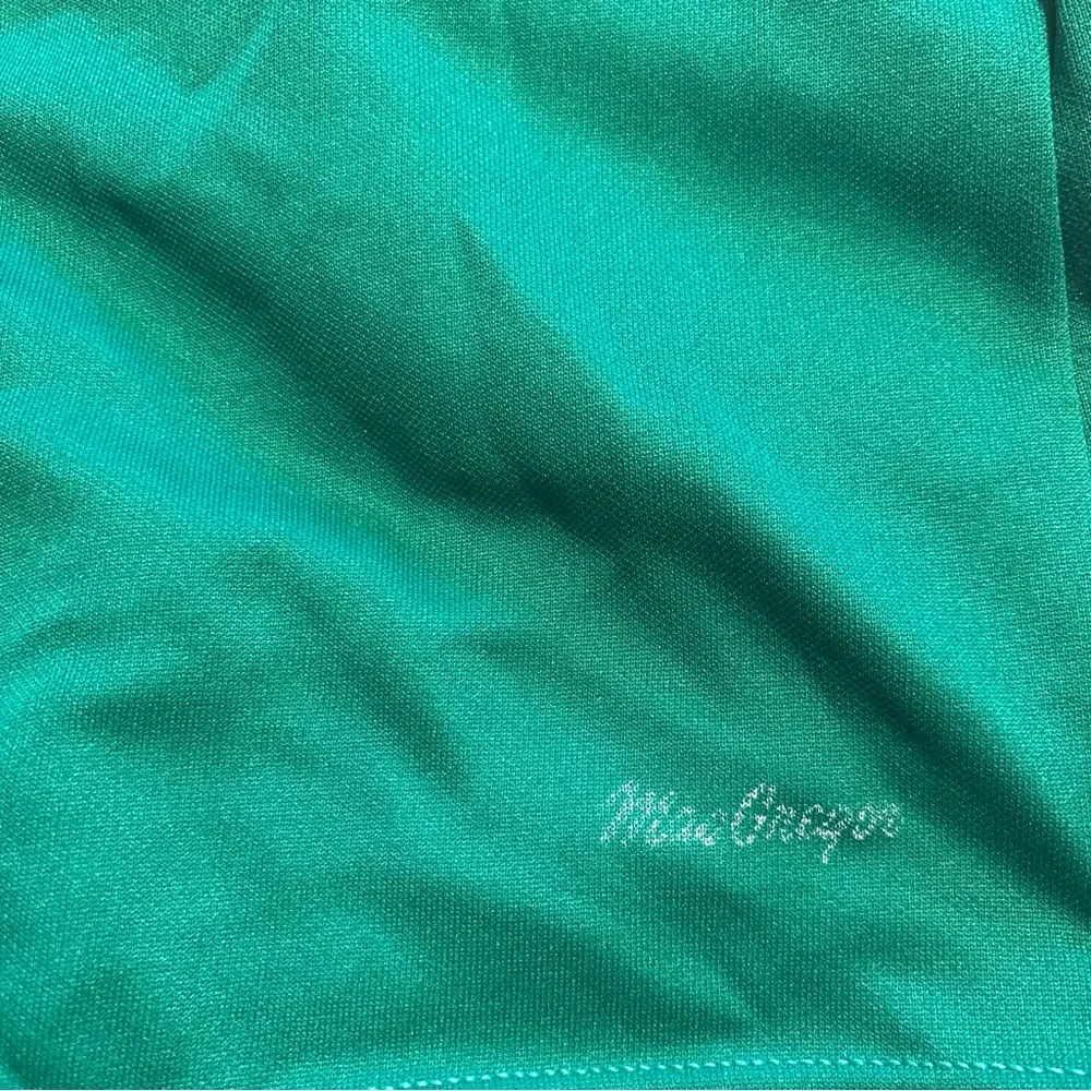 Vintage 80s MacGregor Green Polyester Sporty Baseball 🏈🎾🏀⚾️ Hugger Shorts 36/38